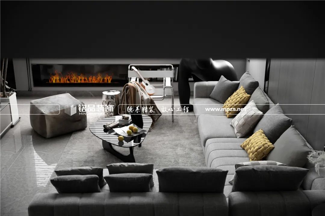 钱塘江畔 450㎡现代港式高端跃层,创意设计打造舒适生活空间-40