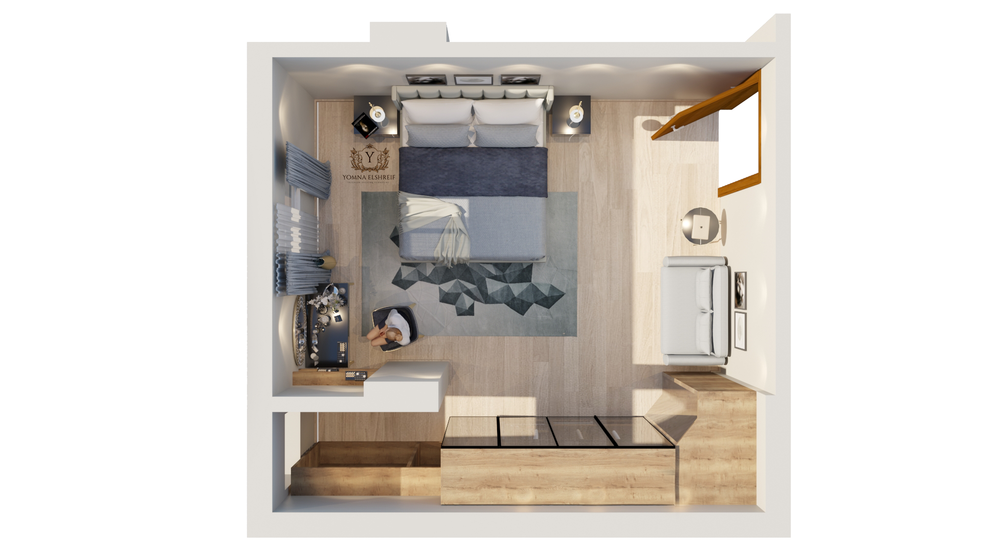 LUXURY MASTER BEDROOM 设计-12