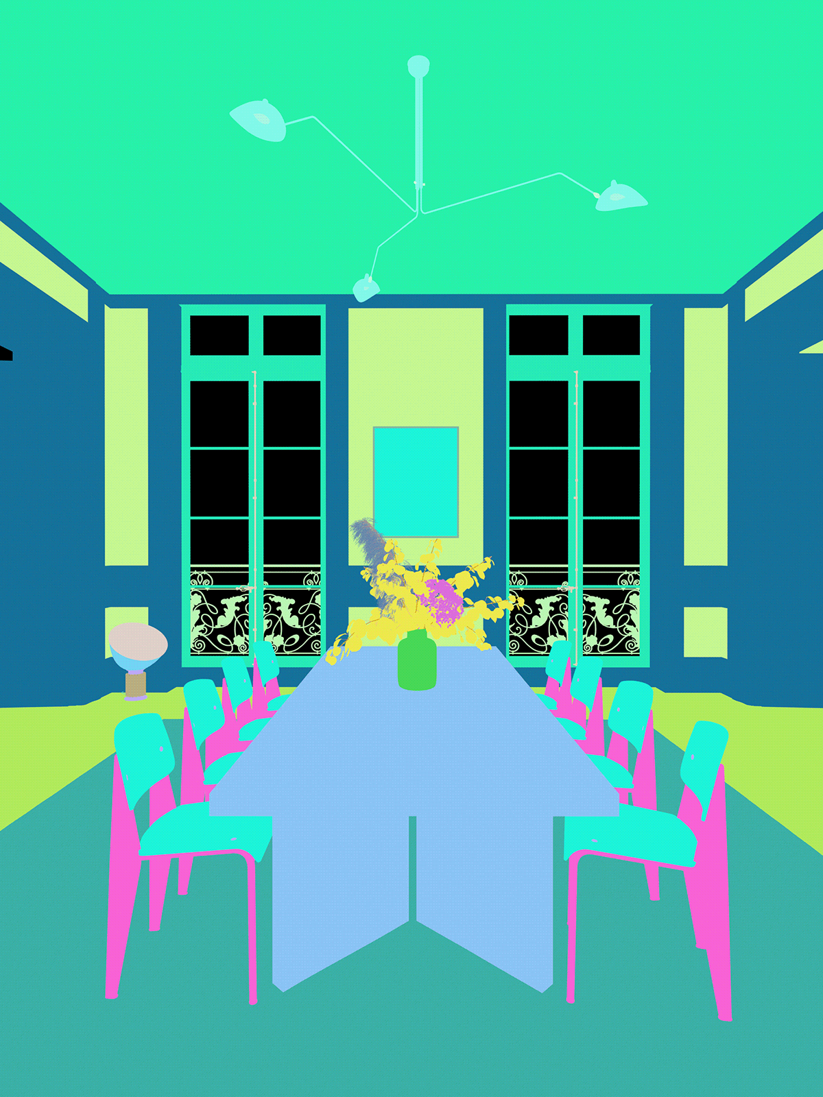 巴黎 Rue Pierre Charron 公寓惊艳翻新，现代风格令人赞叹-11