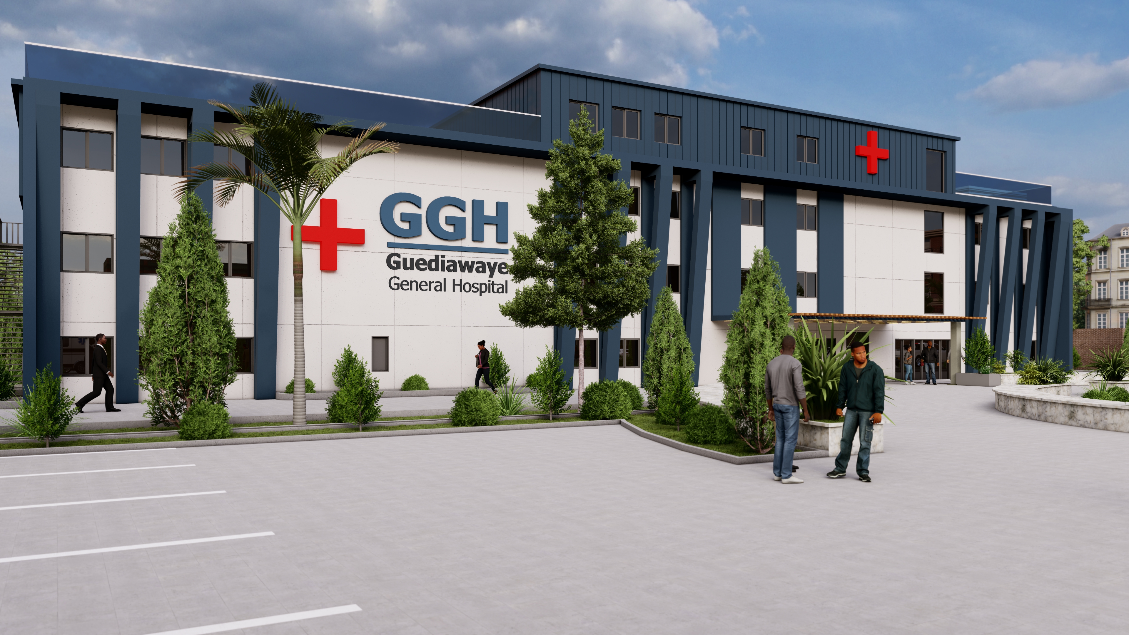 Hospital exterior design-3