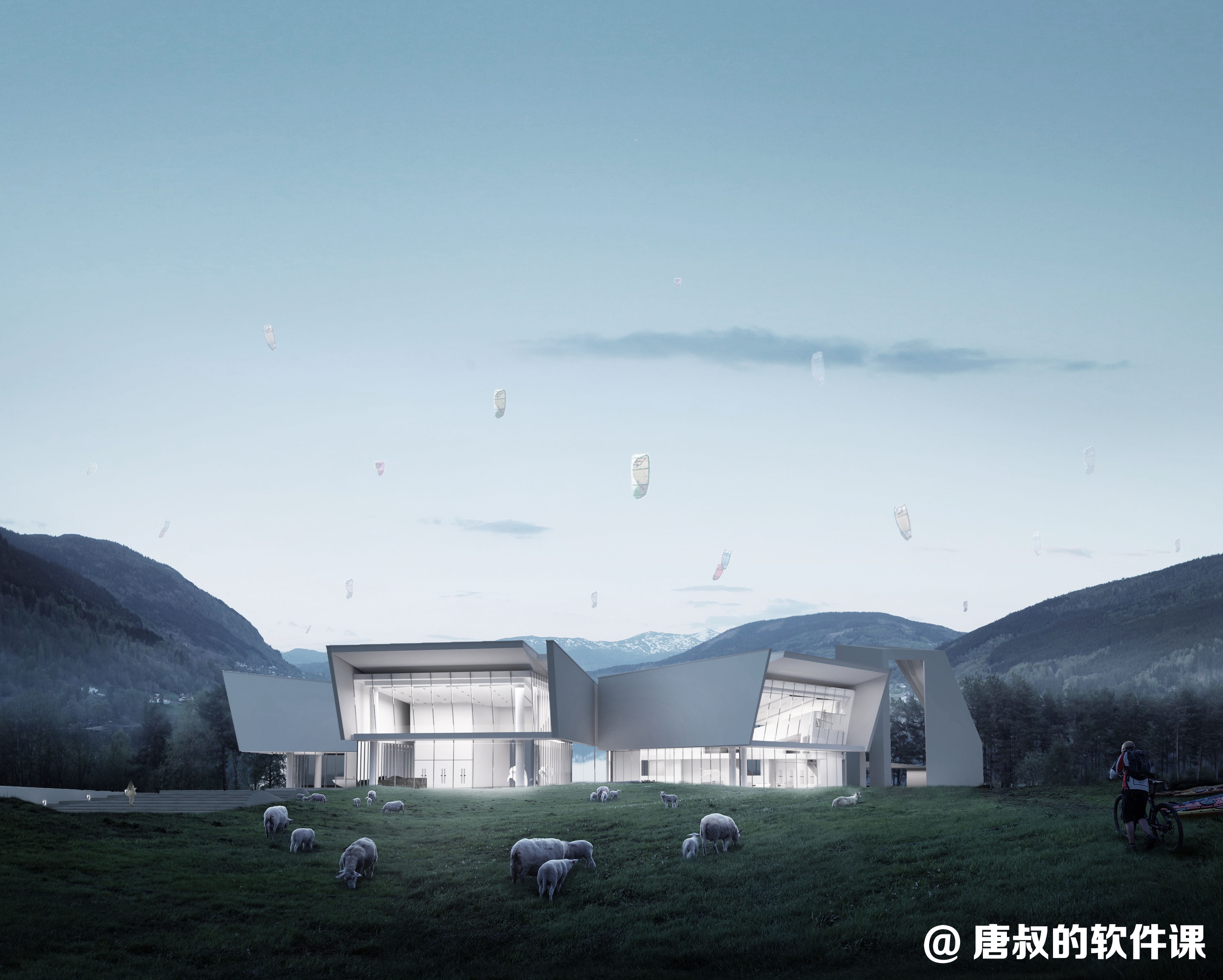 Future Center—写实模型效果图-2