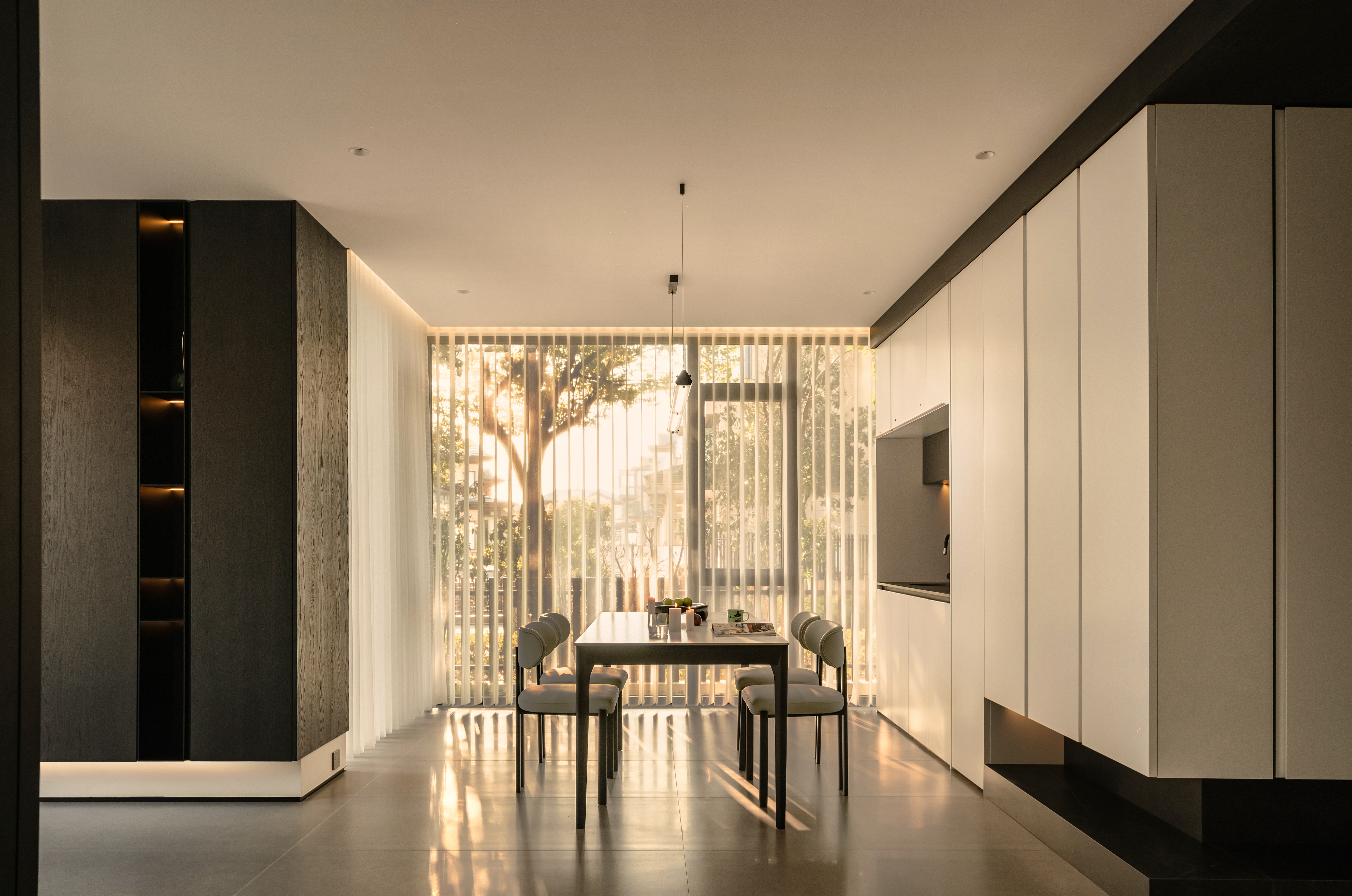 黑白重构,400㎡四层别墅的极简新生丨北岩-25