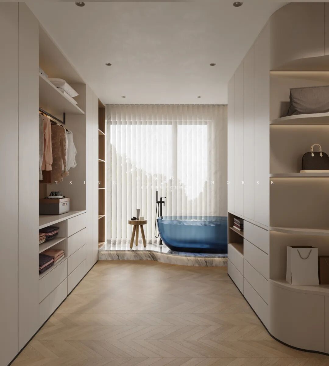 融创揽月府280㎡叠墅空间设计丨吕高飞设计团队-61