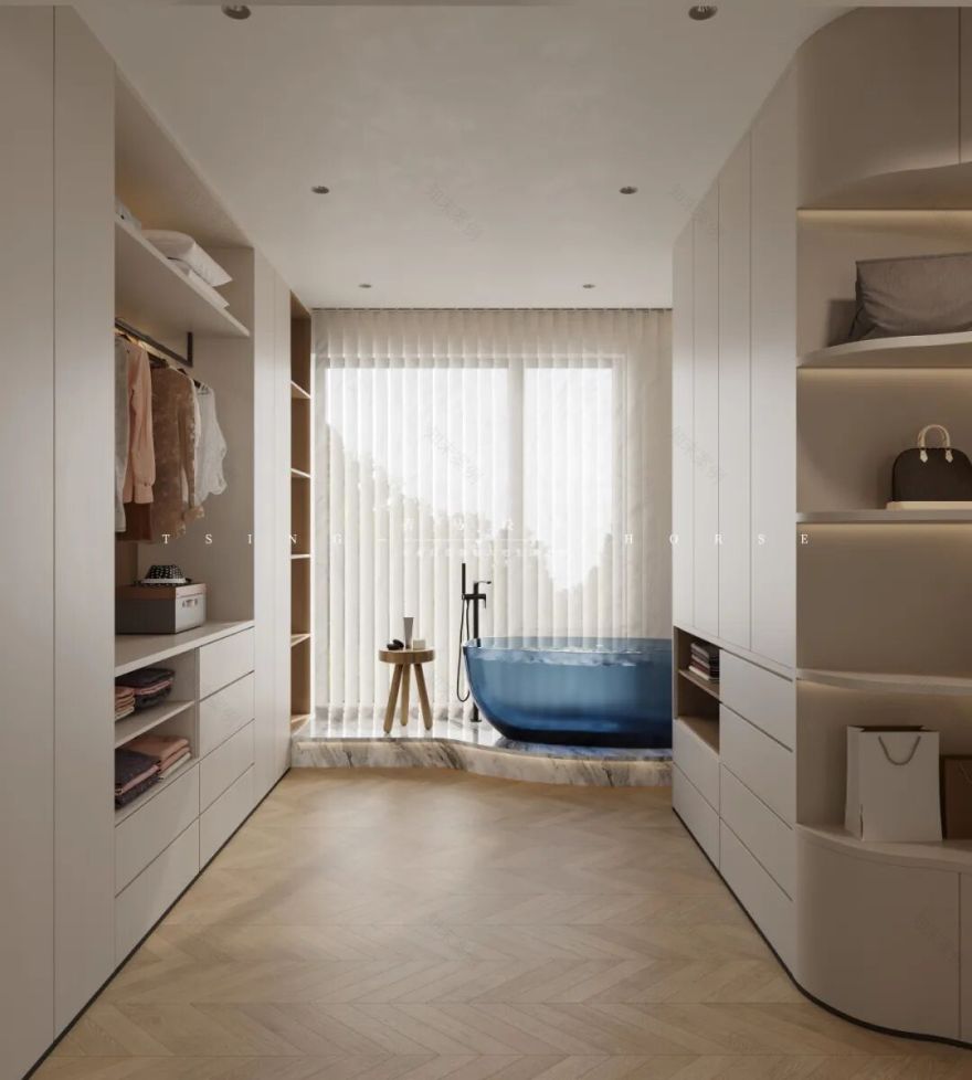 融创揽月府280㎡叠墅空间设计丨吕高飞设计团队-61