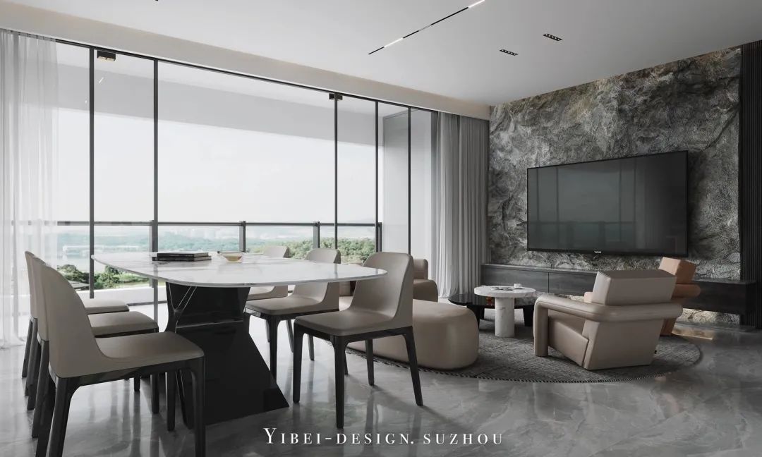 苏州现代简约精装改造 | 自然极简,光影美学-14