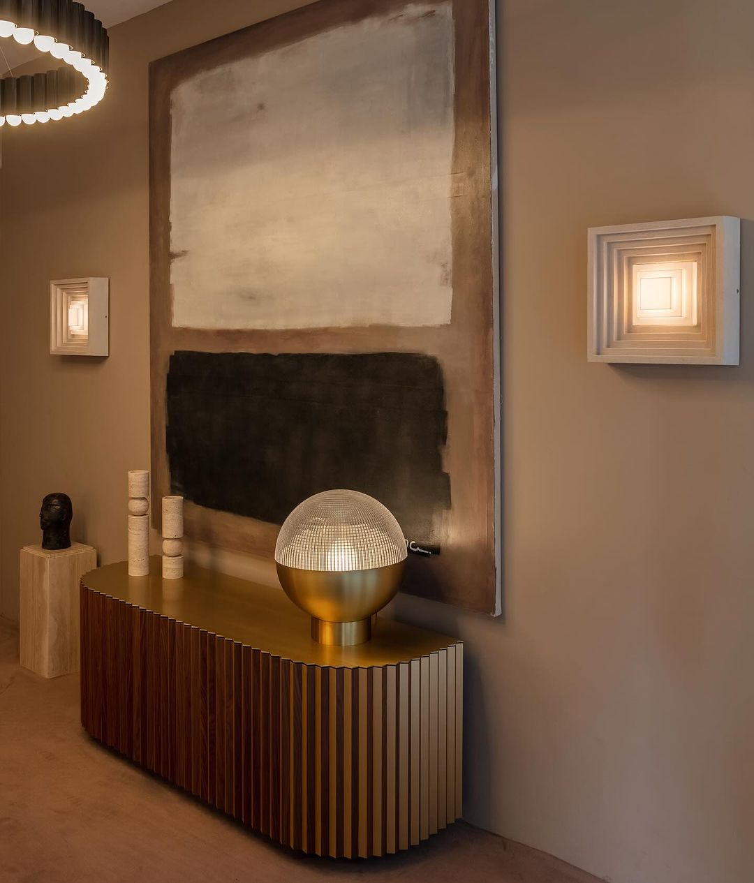 野蛮主义风格模块化灯具 PANTHEUM-4