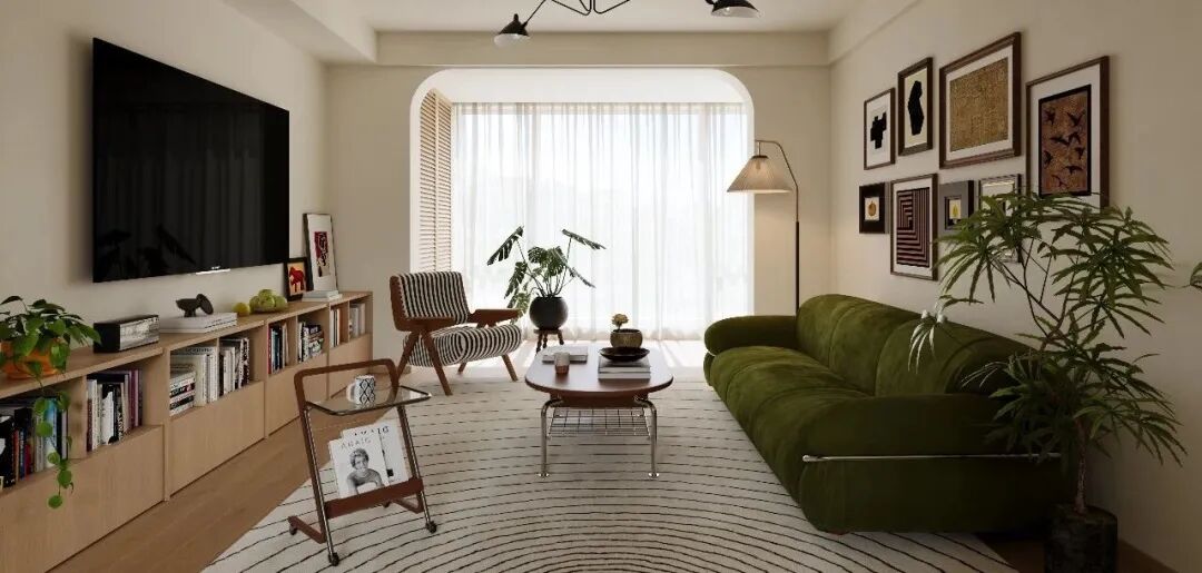 半盏茶香,一方庭院 · 把“山水画”搬进家丨壹号国际设计-48