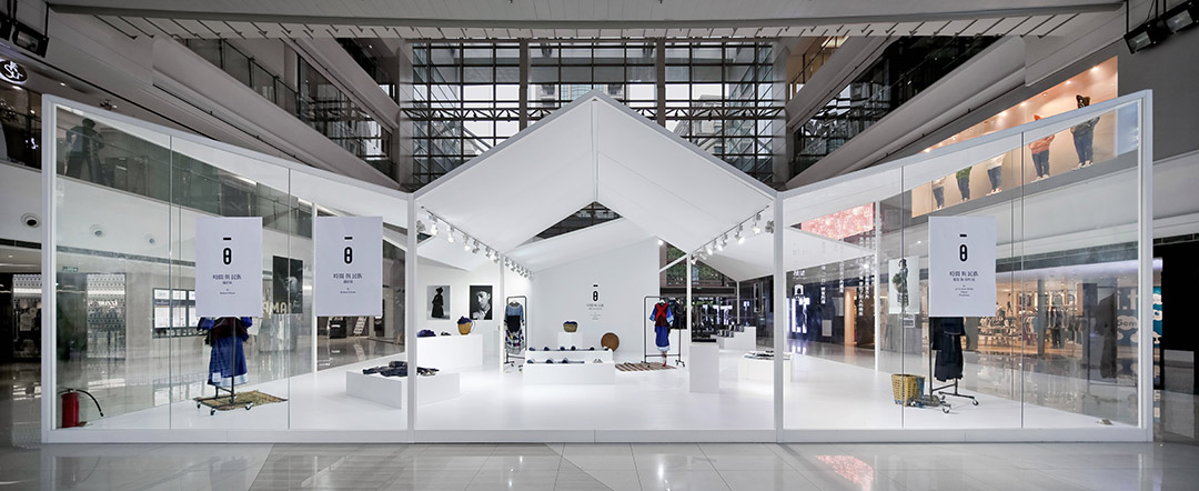 上海新天地时装周展厅设计·双层布艺坡顶的 9 个展示空间-11