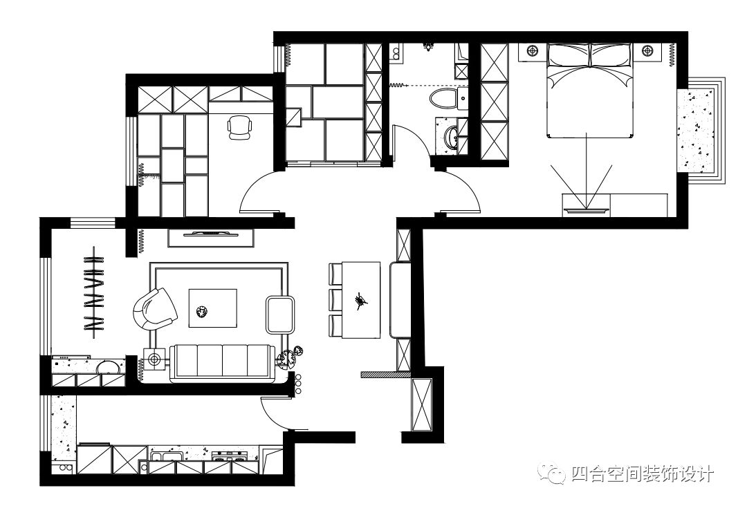 太原城上城 125㎡中式家居设计，自然与优雅的完美融合-1