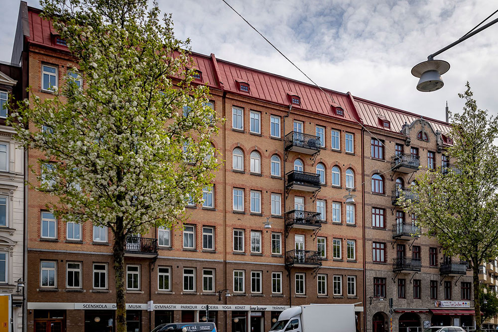 瑞典哥德堡优雅公寓 | 木质厨房与柔和色彩的完美结合-30