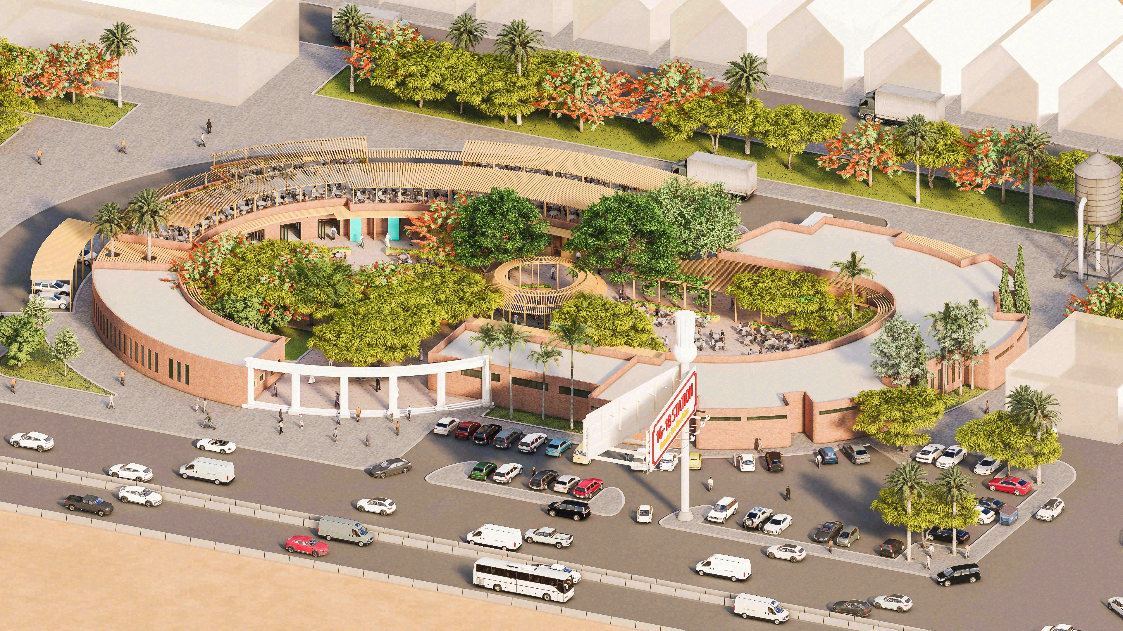 1618 车站美食广场设计项目丨Delta 大学科技学院-3