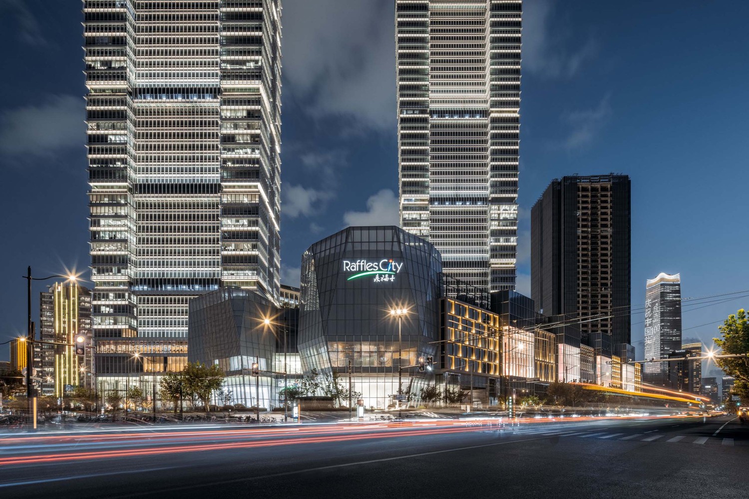 Raffles City The Bund 办公建筑设计丨中国上海丨Pelli Clarke & Partners-24