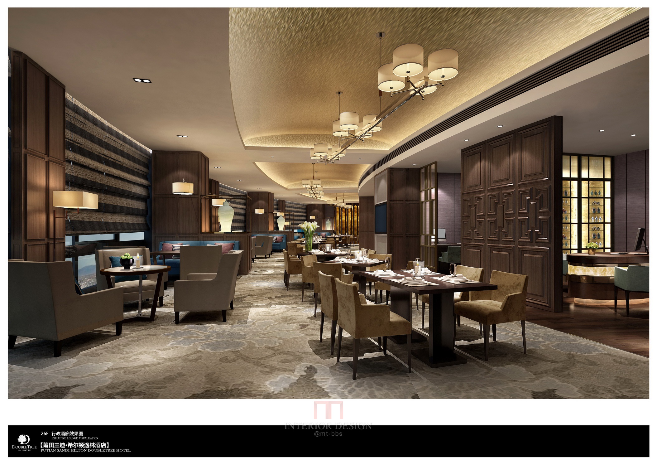 BLVD  莆田希尔顿酒店泳池 SPA及行政酒廊方案设计-2