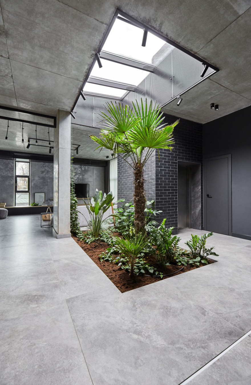 罗马尼亚顶层公寓工业风格设计案例-53