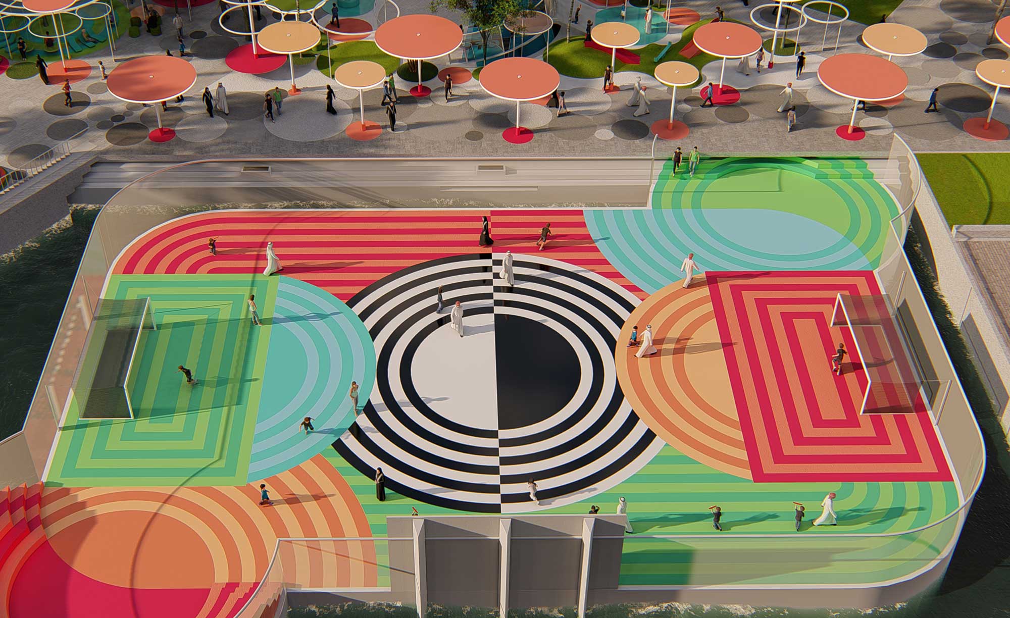 迪拜河滨树冠环-11