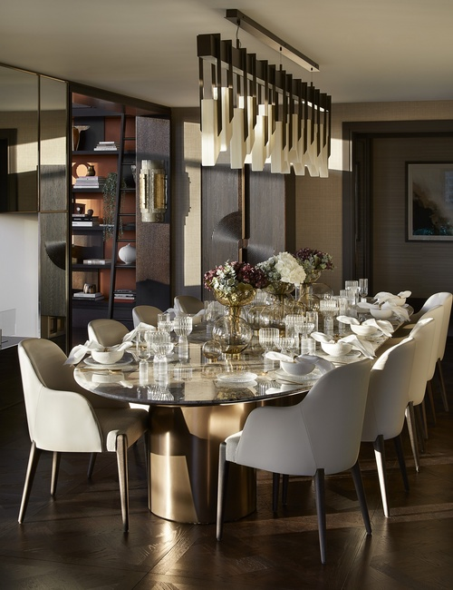 伦敦泰晤士河畔 375㎡轻奢大平层丨英国伦敦丨Grid Architects-47