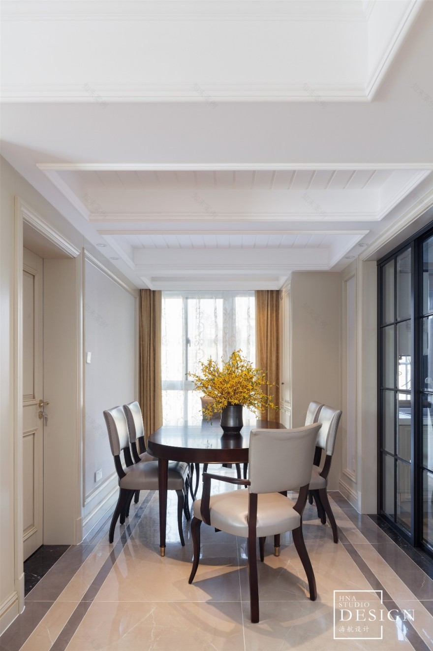 常州·典雅花园 120㎡现代美式住宅-10