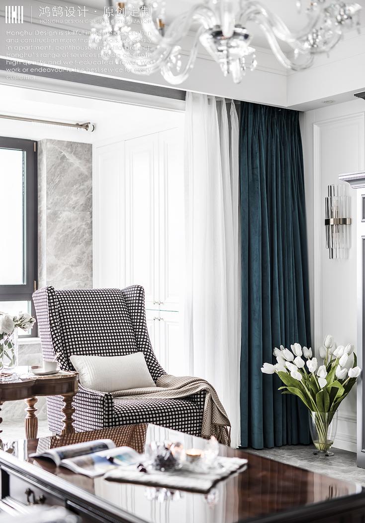 140㎡美式浪漫空间设计-22