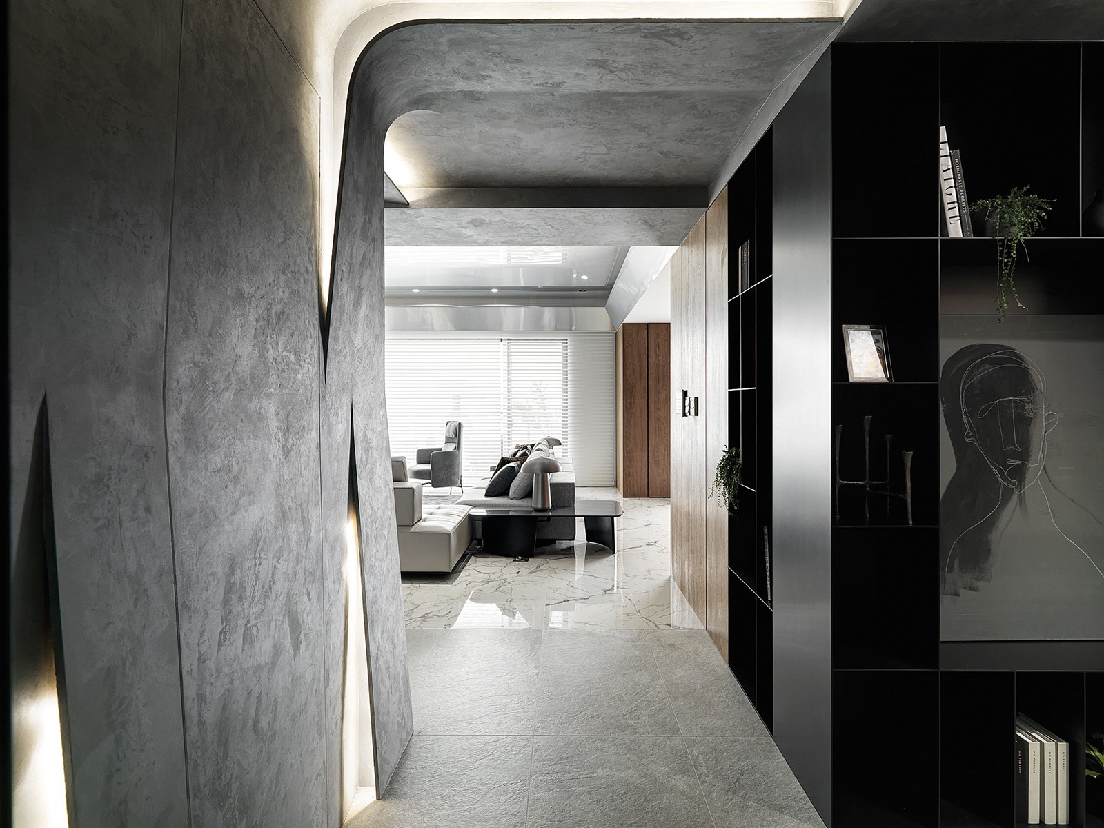 怀生国际设计打造 330m²现代高级灰大平层-1