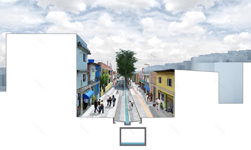 巴西圣保罗社区河流改造 | 绿色线性公园引领生活-5