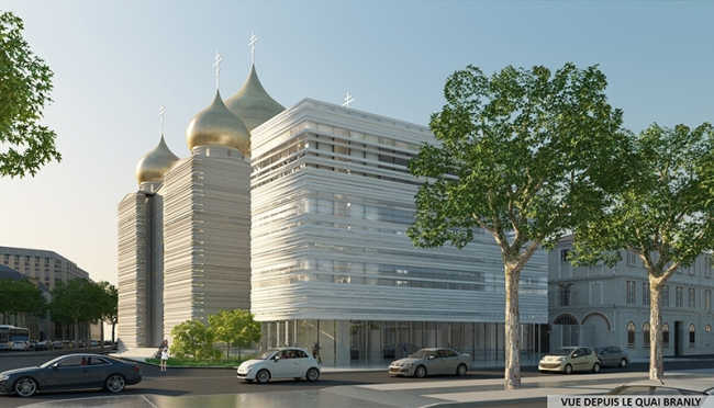 俄罗斯精神文化中心和圣三一教堂丨法国巴黎丨让  米歇尔·威尔莫特（Wilmotte&Associés SA）-7