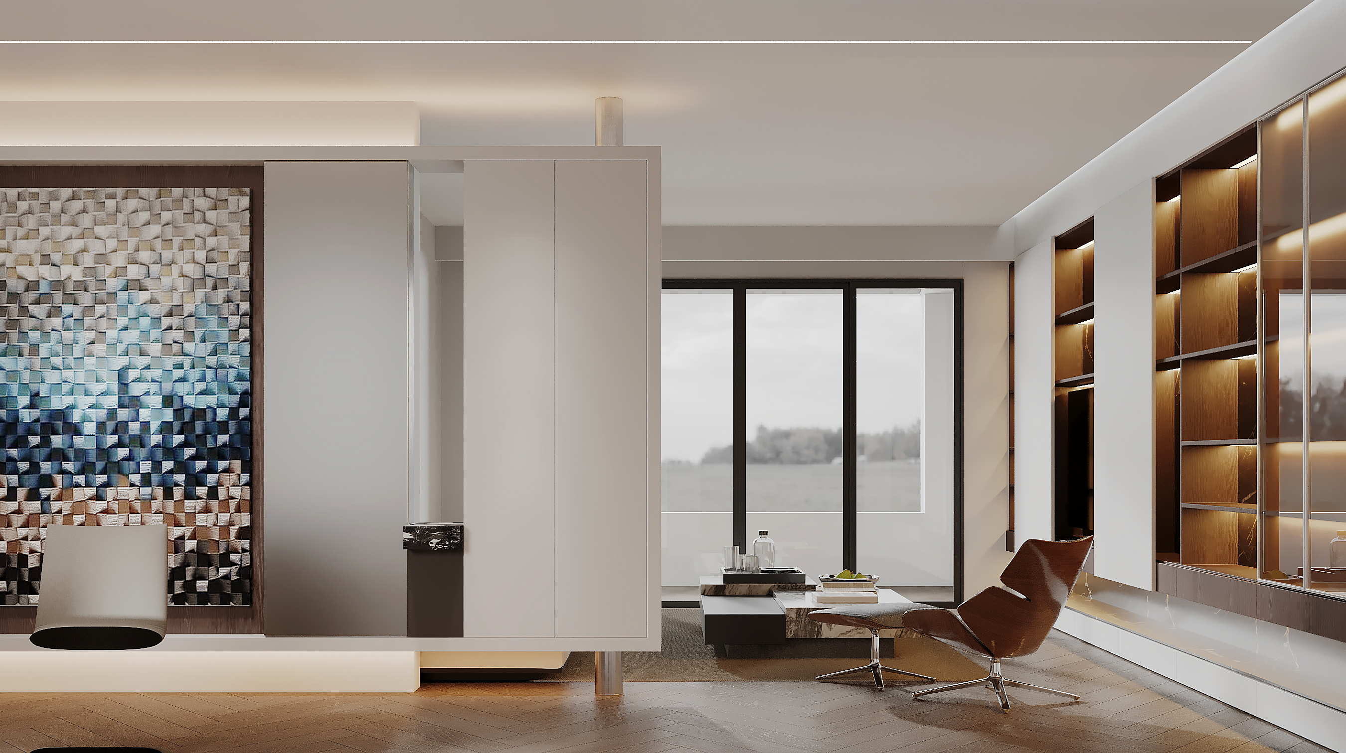 现代主义住宅设计-精装改造-1