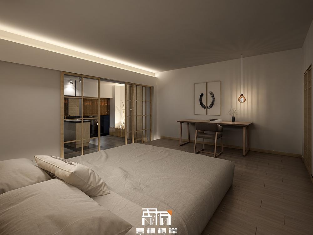 集装箱蓝与木栅栏的日式深夜食堂-12