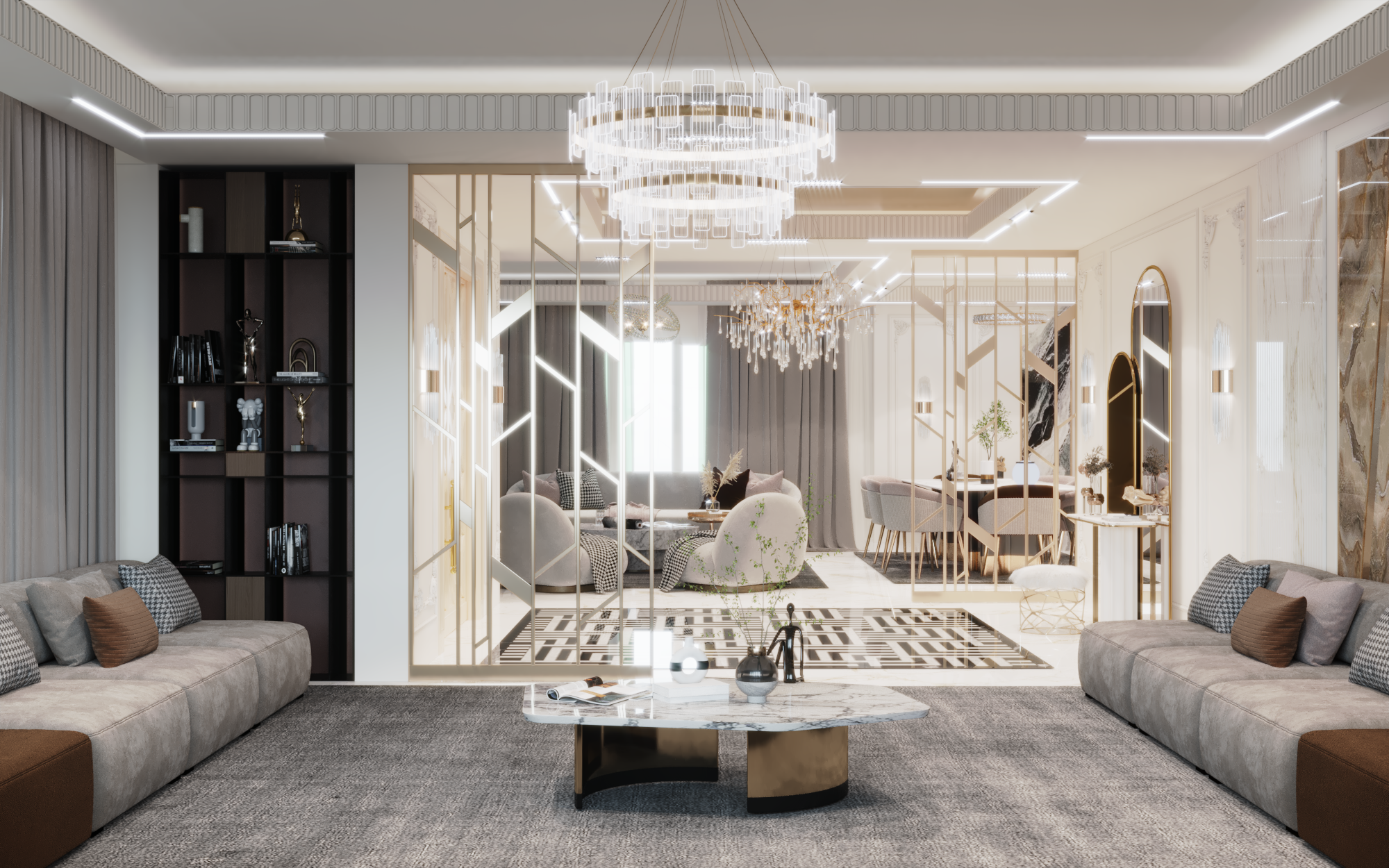 Living room & Reception-2