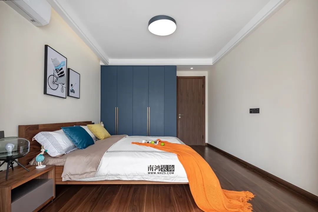 天一家园现代风格胡桃木家居设计丨浙江南鸿装饰-52