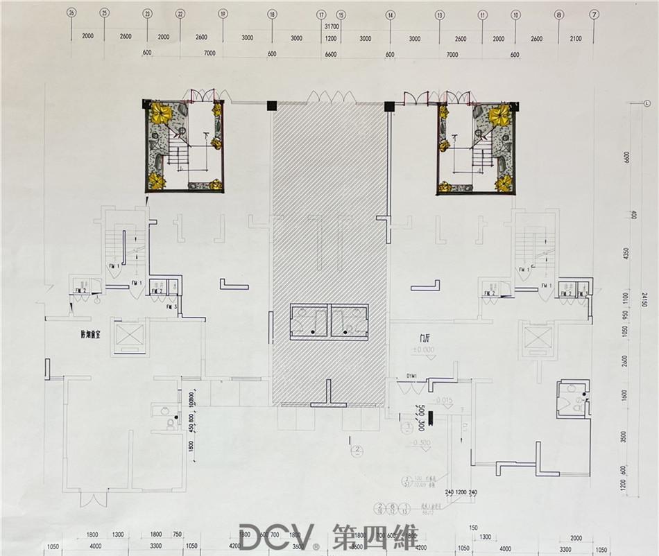 渭南-信达现代城商业改住宅室内外装修设计-23