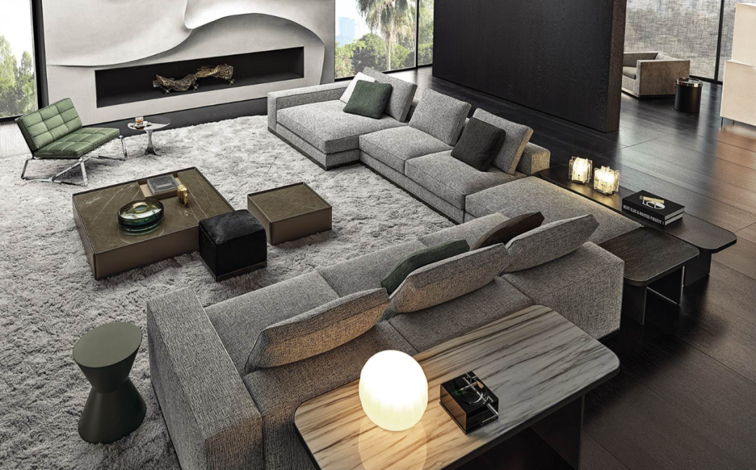 Minotti 家具打造优雅客厅空间-24