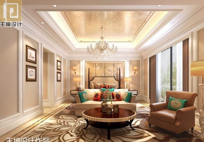 
王坤设计--复地东湖国际别墅（清新美式） -7