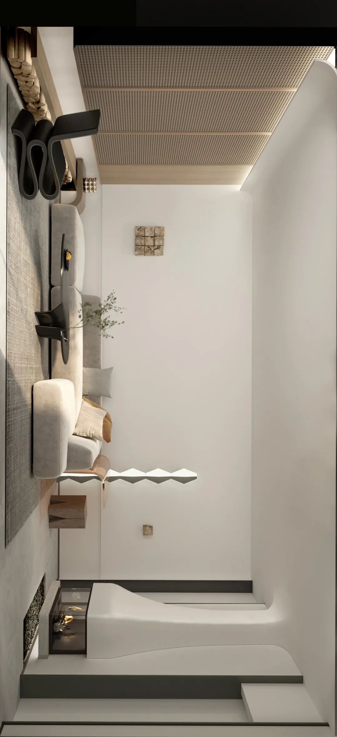 首发.璞凡设计｜上海阅麓山275㎡别墅，有温度的侘寂极简-20