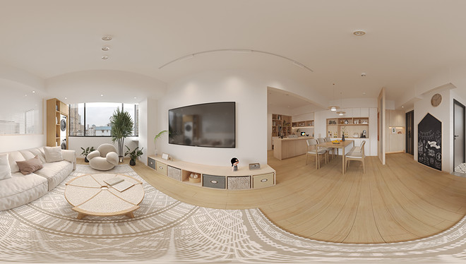 25万元三居91平米装修案例·91㎡日系原木风旧房改造丨葡萄牙万福-13