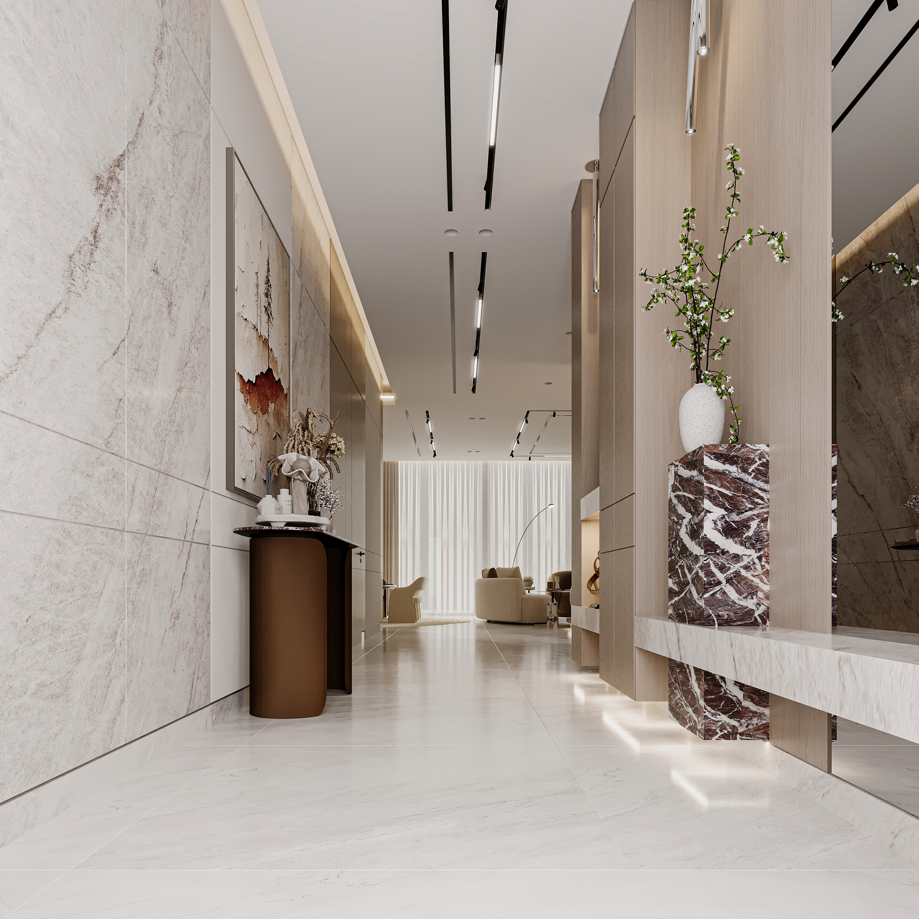 大厅室内设计丨KT_DESIGN STUDIO-33