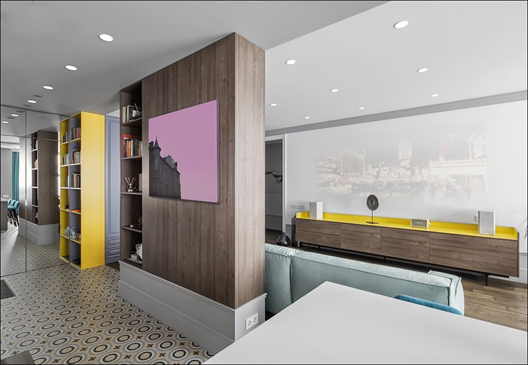 居家填色游戏——108m²缤纷生活宅 | 33BY Architecture-10