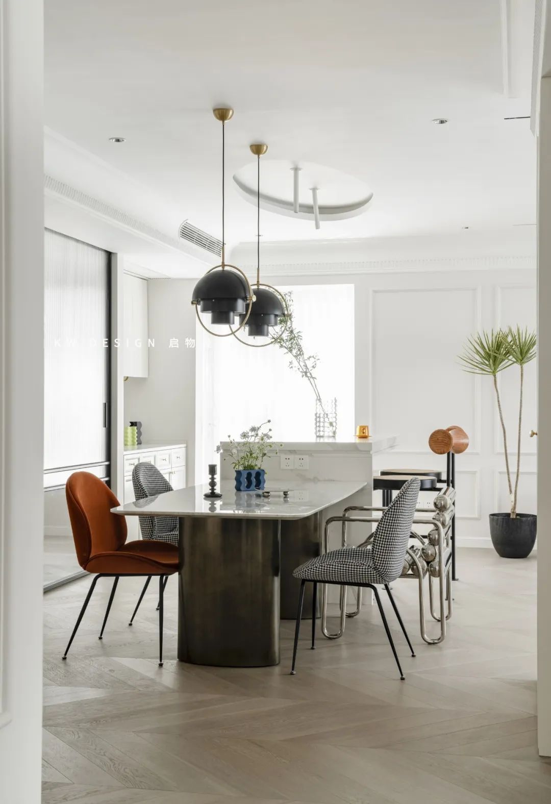 现代轻奢法式家居设计丨启物设计-30