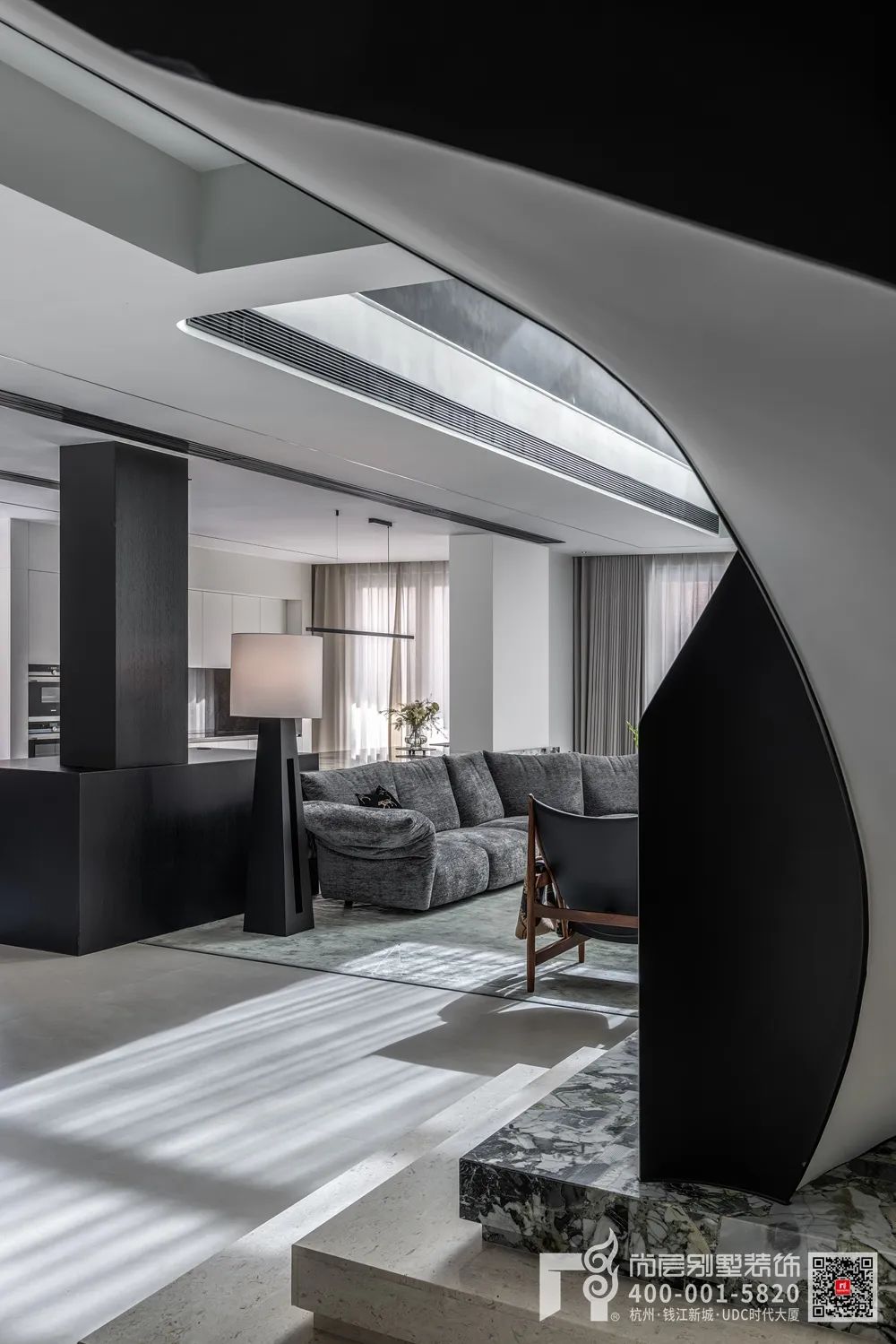 嘉兴宝石公馆现代简约别墅设计丨中国嘉兴丨杭州尚层装饰-20