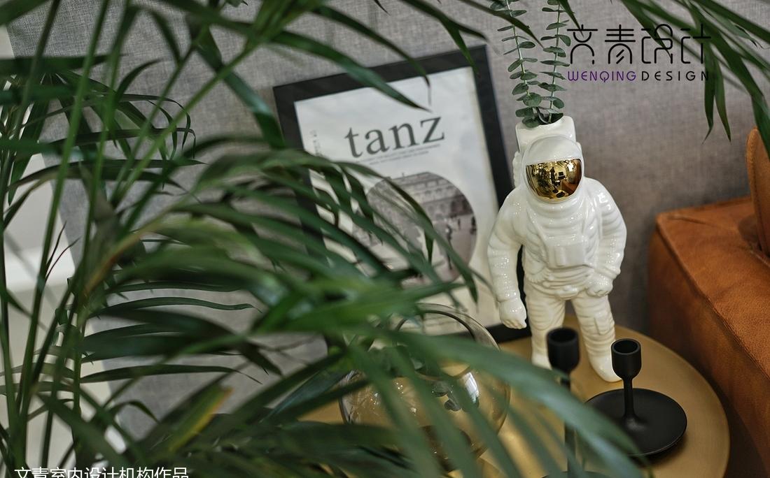 高级北欧风 175 平米摄影师家 | 绿色植物与黑白灰的完美融合-14