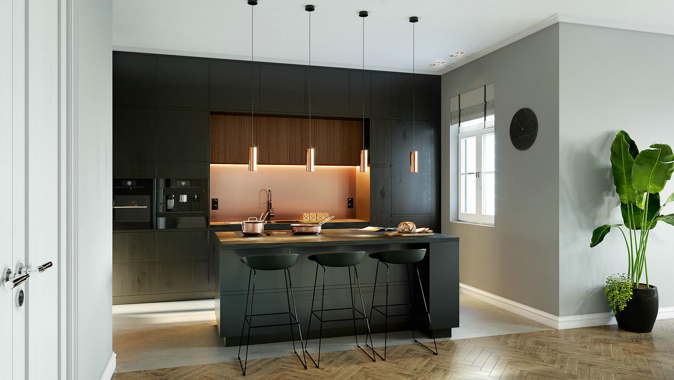 现代都市优雅居所——理性与时尚的完美结合-4