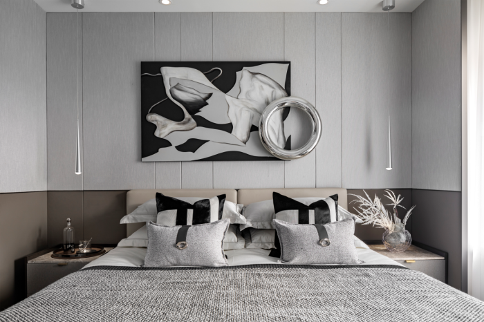 黑白灰的简约之美,璞辉设计打造现代质感住宅丨上海璞辉空间设计有限公司-29