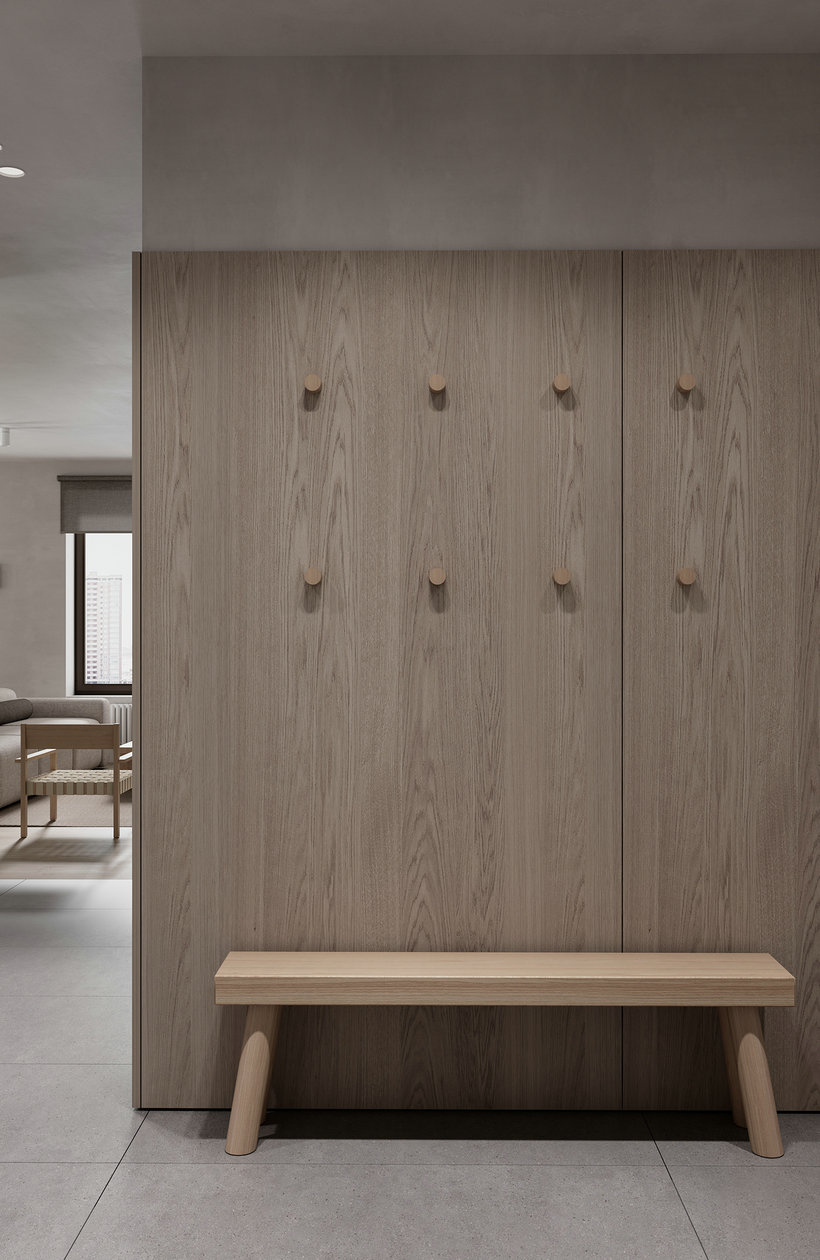 95㎡中性色系公寓设计-0