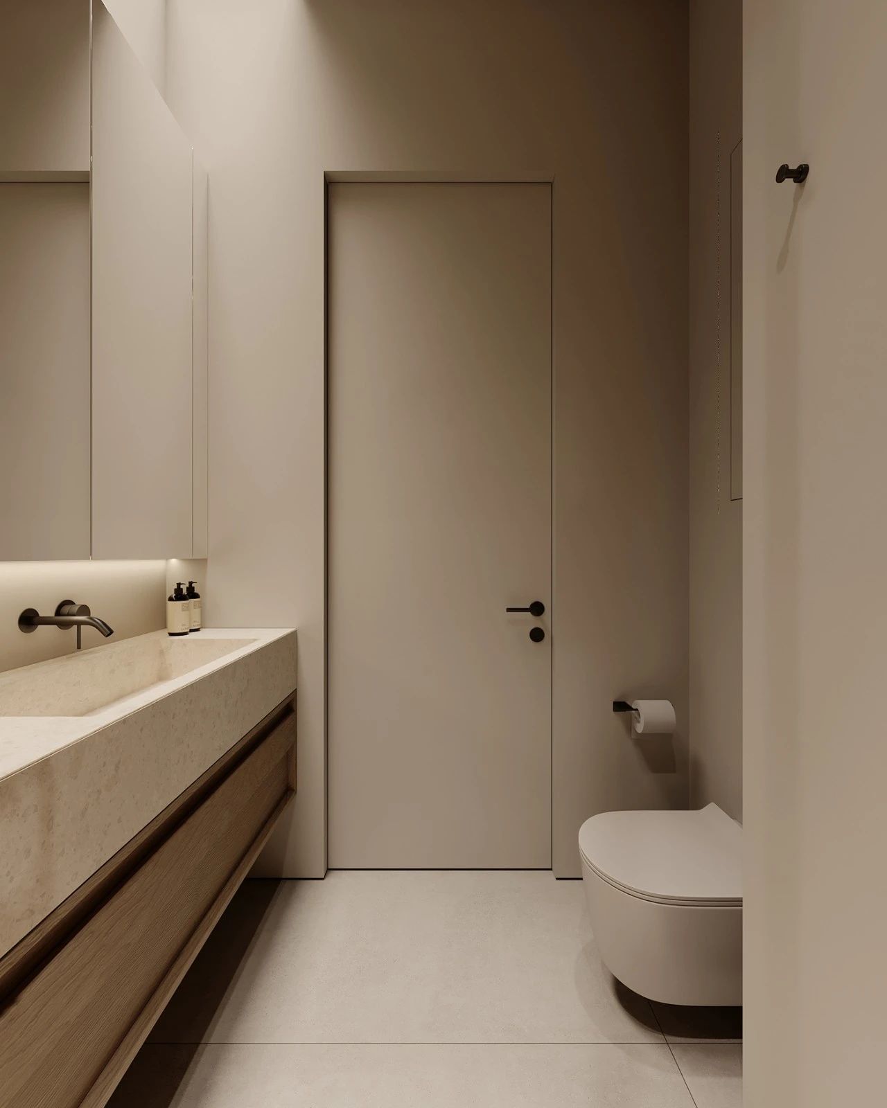 76㎡原木系奶油风极简空间设计丨哈萨克斯坦阿拉木图丨Ursa Studio-37