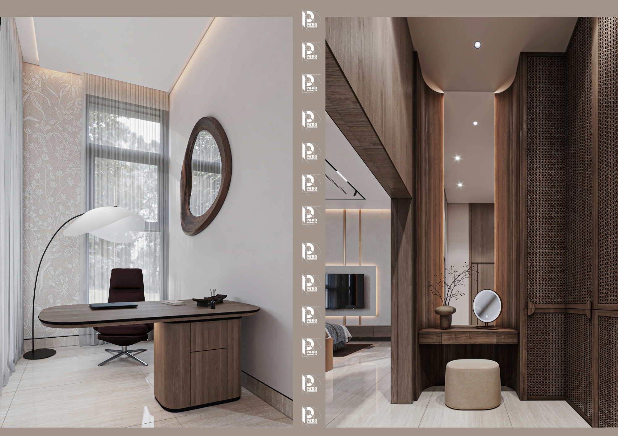 现代主卧套房丨沙特阿拉伯利雅得丨Patio Architects L.L.C-17