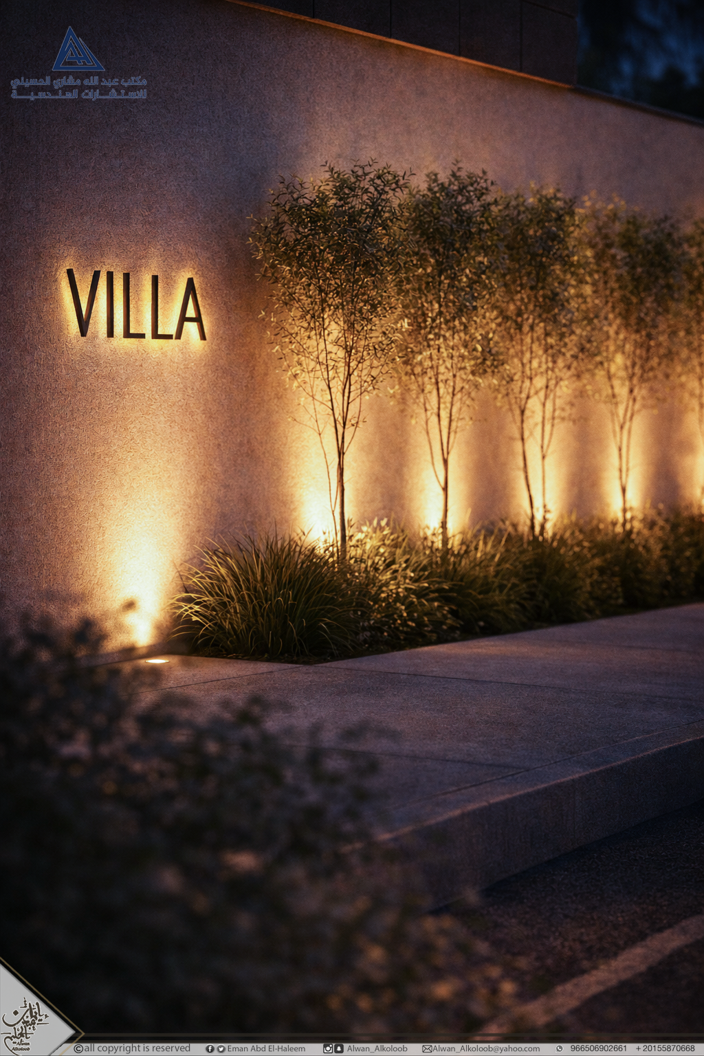 Contemporary Villa Exterior | Stone + Wood Harmony-5