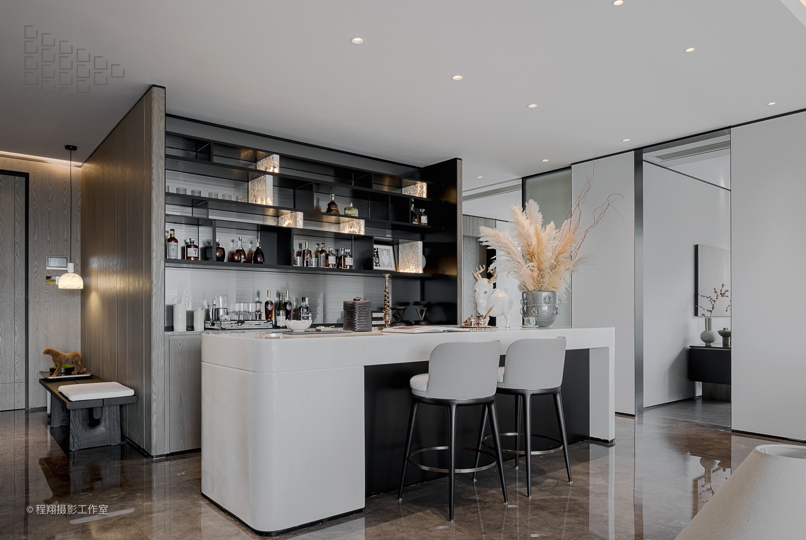 滨江·清来嘉座大平层样板房丨中国杭州丨界上亦界(杭州)陈设设计,上海康业建筑装饰-17