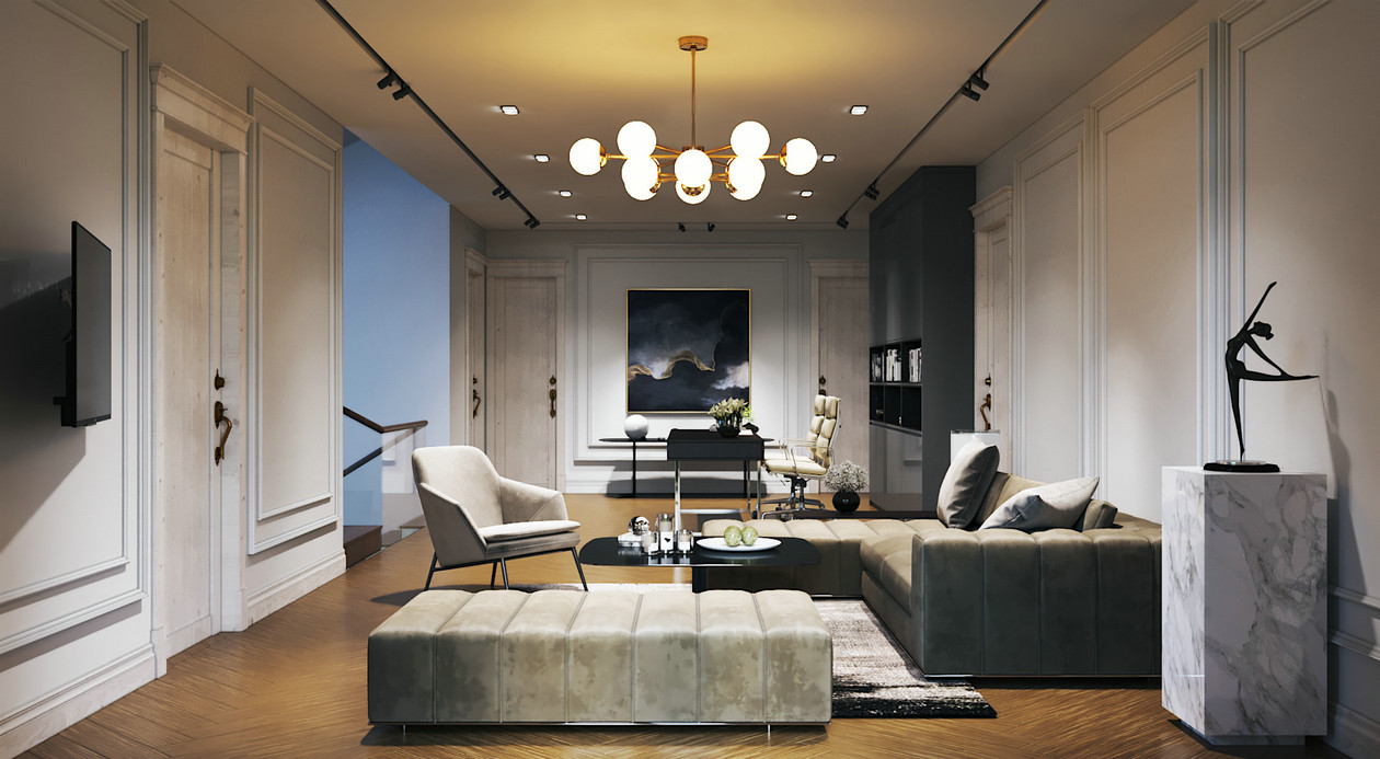 现代低奢风格交融，打造魅力空间-7