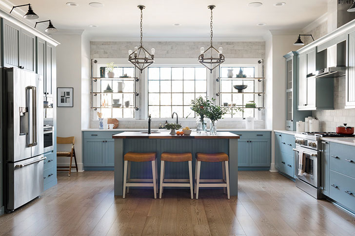 美式乡村别墅厨房设计欣赏-18