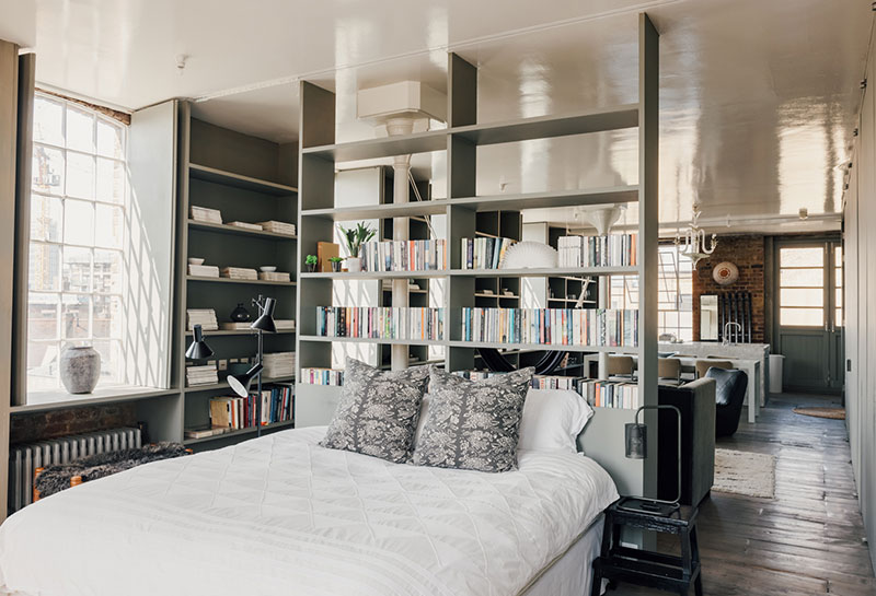 伦敦百年仓库改造的时尚吊床公寓-16