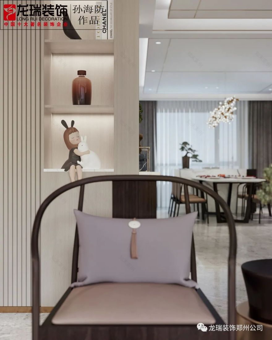 龙瑞新中式设计丨龙瑞装饰-10